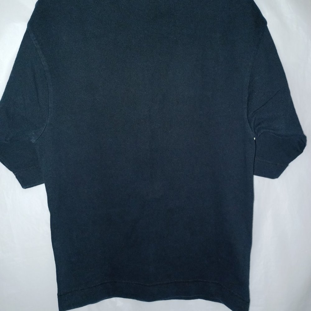 NIKE AIR WOMEN'S 100% COTTON BLACK HEAVY WEIGHT T SHIRT - Picture 7 of 10